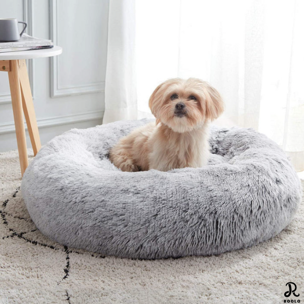 Flauschiges Hundebett