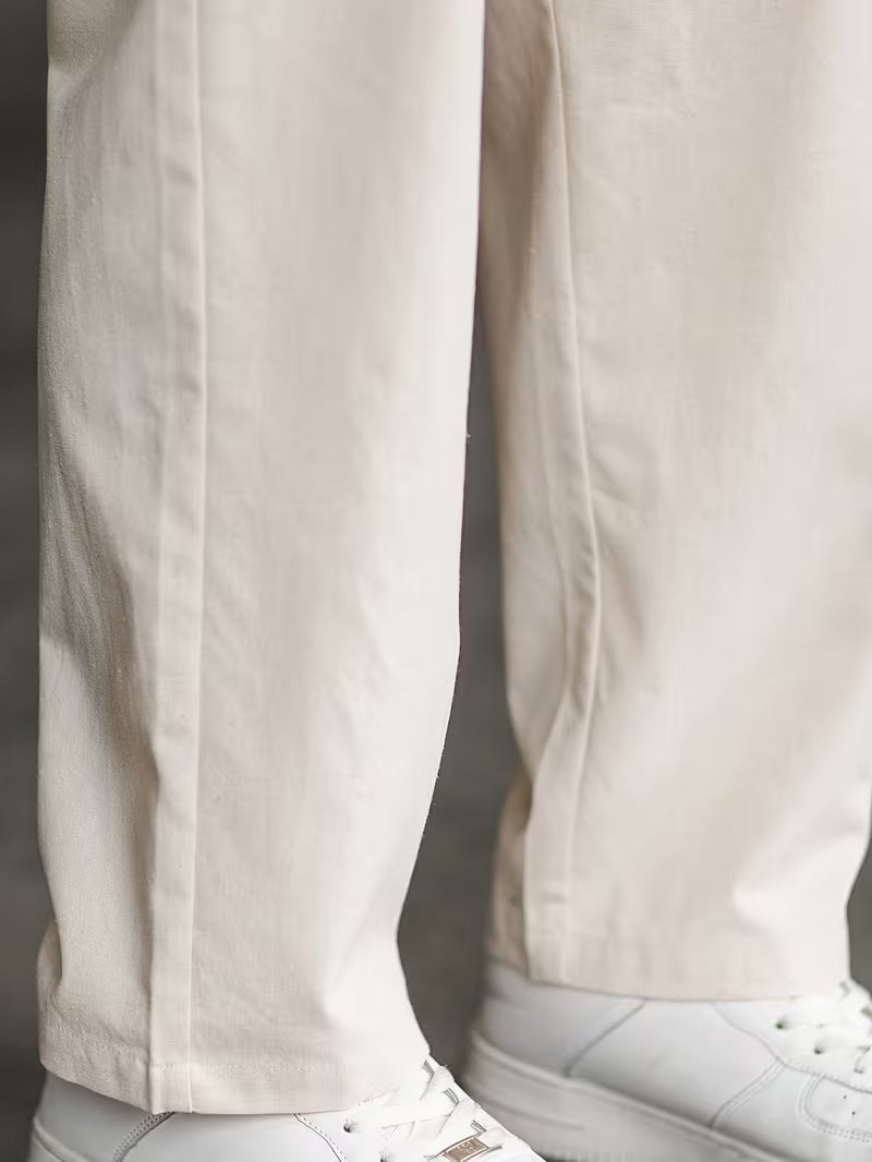 LIFT - Geplooide Broek - Beige