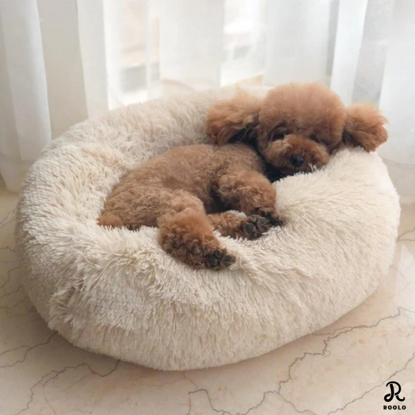 Flauschiges Hundebett