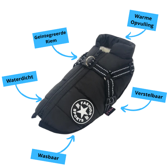 Dog Jacket - Bescherming tegen kou en regen