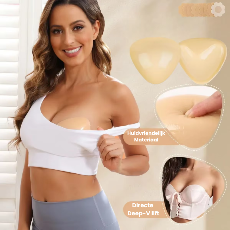 BoostUp Bra™ – Comfortabele push-up zonder BH of bandjes.