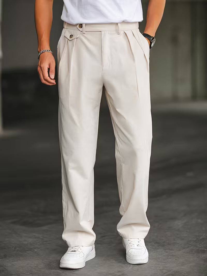 LIFT - Geplooide Broek - Beige