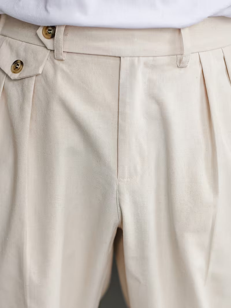 LIFT - Geplooide Broek - Beige