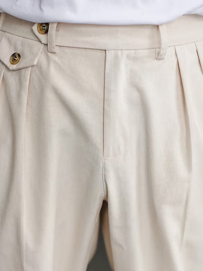 LIFT - Geplooide Broek - Beige