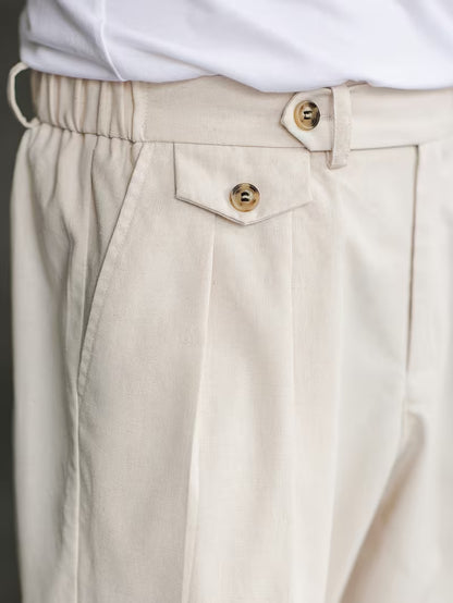 LIFT - Geplooide Broek - Beige