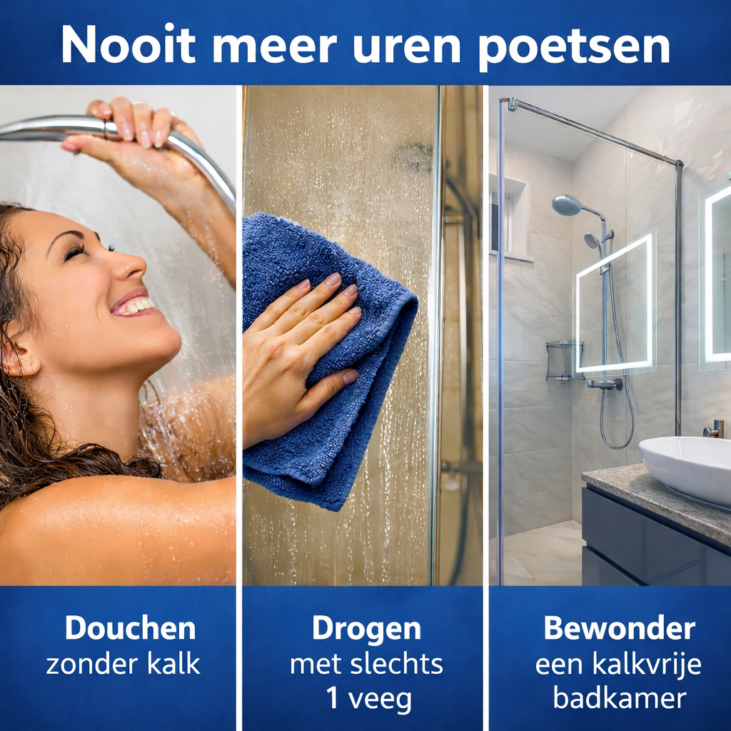 ShinyBath Droogdoek -Tegen Kalkaanslag