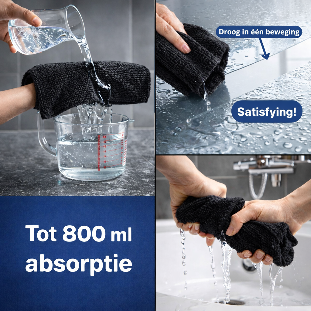 ShinyBath Droogdoek -Tegen Kalkaanslag