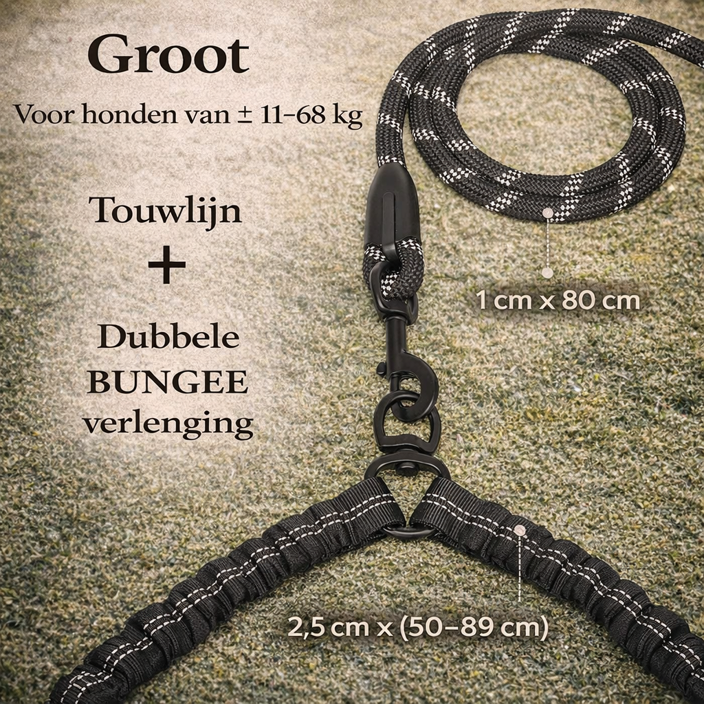 DuoLeash - Comfort & controle voor 2 honden